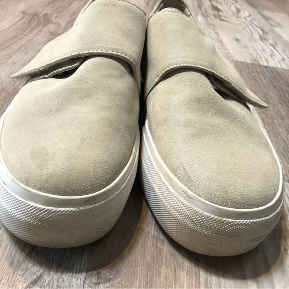 VINCE Cage Platform Suede Slip On Sneaker Size 8.5 - Picture 3 of 9